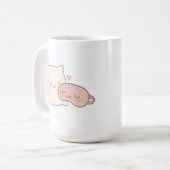 Pillow & Sleep Mask Koffiemok (Voorkant links)