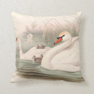 Pillow Swans symboliseren liefde Kussen