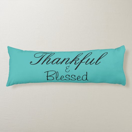 Pillow Thankful & Blessed Lichaamskussen (Voorkant)