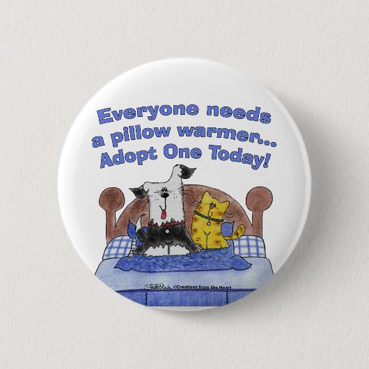 Pillow Warmers Ronde Button 5,7 Cm (Voorkant)