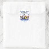 Pillow Warmers Ronde Sticker (Tas)