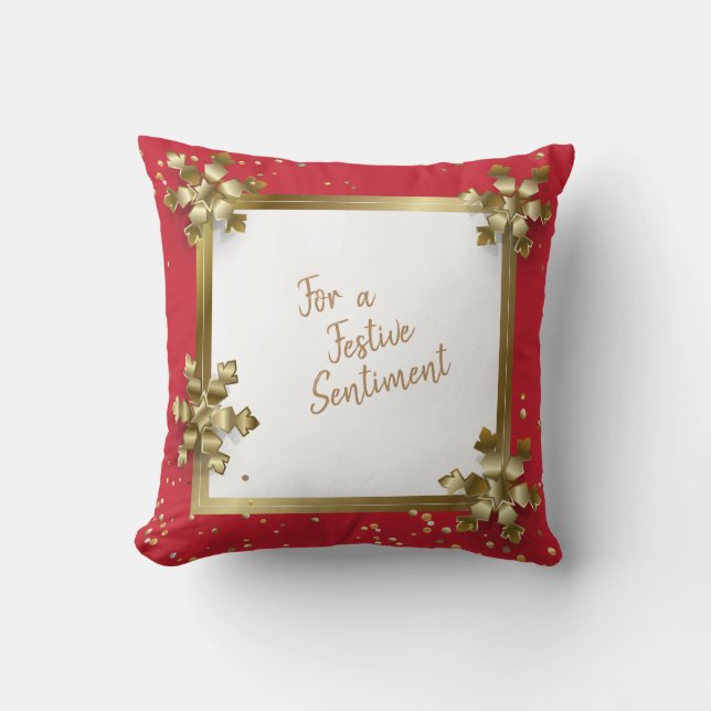 Pillow Winter Holiday Decorlow Kussen (Voorkant)