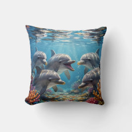 Pillow with dolphins. kussen