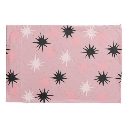 Pillowcase voor atoomroze Starbursts Kussensloop (Achterkant)