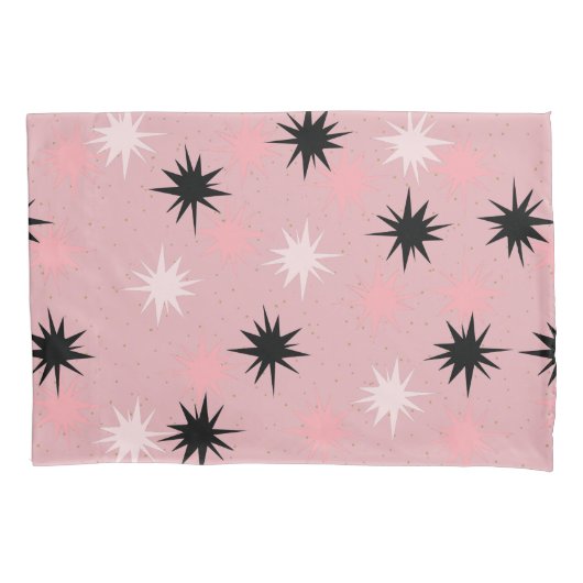 Pillowcase voor atoomroze Starbursts Kussensloop (Voorkant)