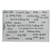 Pillowtalk, eenpiloot, standaardgrootte kussensloop (Achterkant)