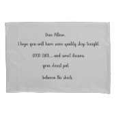 Pillowtalk, eenpiloot, standaardgrootte kussensloop (Voorkant)