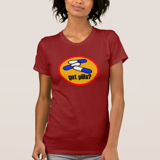 PILLS ROAD SIGN T-SHIRT (Voorkant)