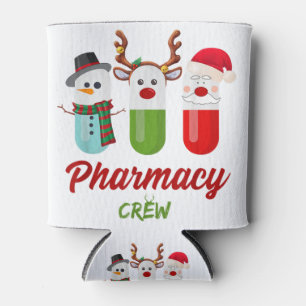 Pills snowman render santa claus pharmaceutische b blikjeskoeler
