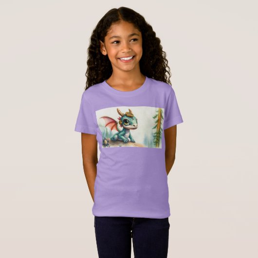 Pilly de Steampunk Dress-up Dragon T-shirt (Voorkant volledig)