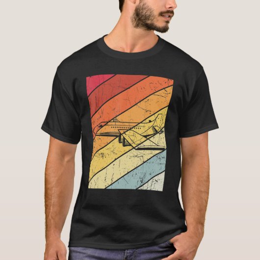 piloot 2 van Retrovliegen T-shirt (Voorkant)