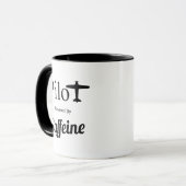 Piloot aangedreven door cafeïne mok (Voorkant links)