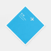 Piloot Aero Azure Blue Servet (Hoek)