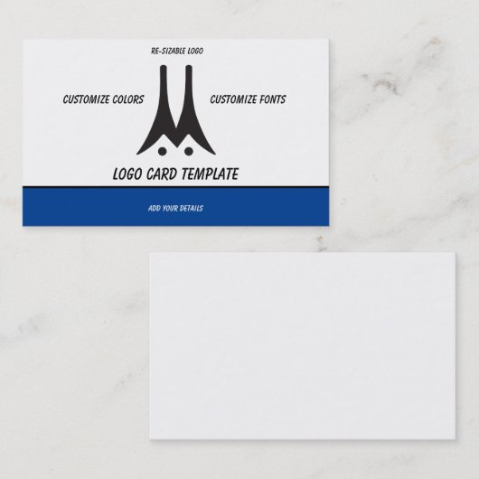 Piloot Aeronautical Chart Drone Visitekaartje (Voorkant / Achterkant)