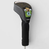 Piloot Aviation Industry Golfer op golfbal Golf Golfheadcover (Schuin)