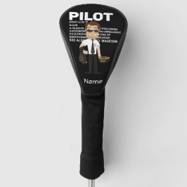 Piloot Aviation Industry Golfer op golfbal Golf Golfheadcover