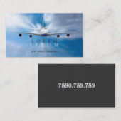 Piloot Aviator Stewardess Plane Sky Transport Visitekaartje (Voorkant / Achterkant)