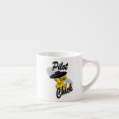 Piloot Chick #4 Espresso Kop (Rechts)