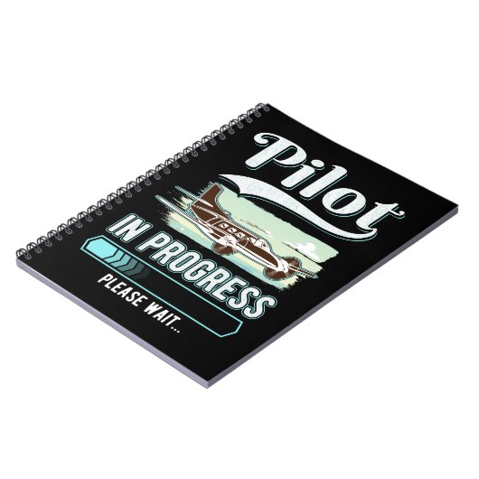 Piloot die het vliegtuig van Funny met piloot met Notitieboek (Linkerzijde)