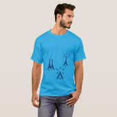 Piloot-drone van de Aeronautical Symbols Chart T-shirt (Voorkant volledig)