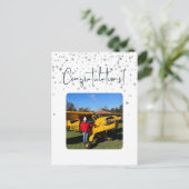 Piloot Eerste Solo Flight Foto, Custom Aviation Briefkaart (Staand voorkant)