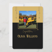 Piloot Eerste Solo Flight Photo, Custom Aviation K (Voorkant)