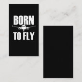 Piloot Fly Airplane Love Funny Pilots Visitekaartje (Voorkant / Achterkant)