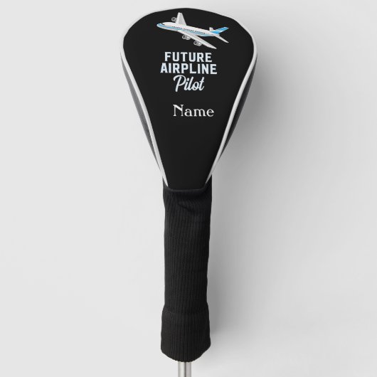Piloot Future Airplane pilot Golfheadcover (Voorkant)