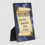 Piloot gebedsplaat met standaard fotoplaat (Zijkant)