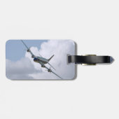 Piloot geboren om de lucht te berijden, coole luch bagagelabel (Achterkant horizontaal)