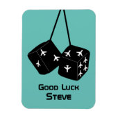 Piloot Good Luck Fuzzy Magneet (Verticaal)