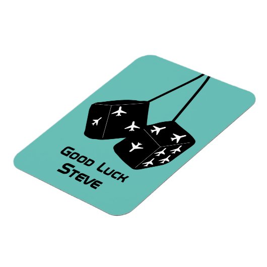 Piloot Good Luck Fuzzy Magneet (Linkerzijde)