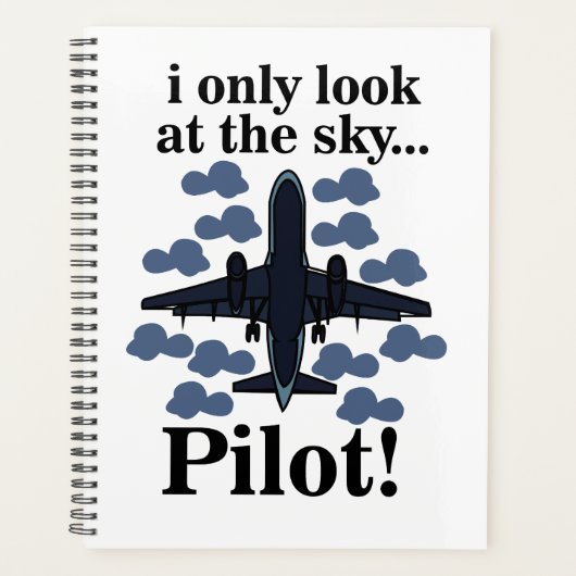 Piloot Ik kijk alleen naar de Sky Pilot Planner (Voorkant)