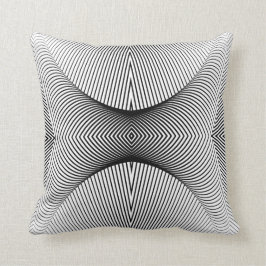 Piloot in moderne abstracte stijl kussen