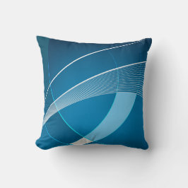 Piloot in moderne abstracte stijl kussen
