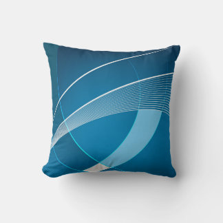 Piloot in moderne abstracte stijl kussen