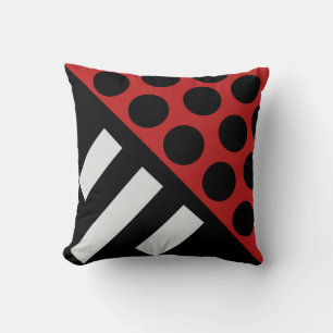 Piloot in moderne abstracte stijl kussen