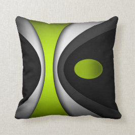 Piloot in moderne abstracte stijl kussen