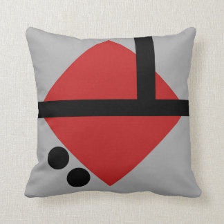 Piloot in moderne abstracte stijl kussen