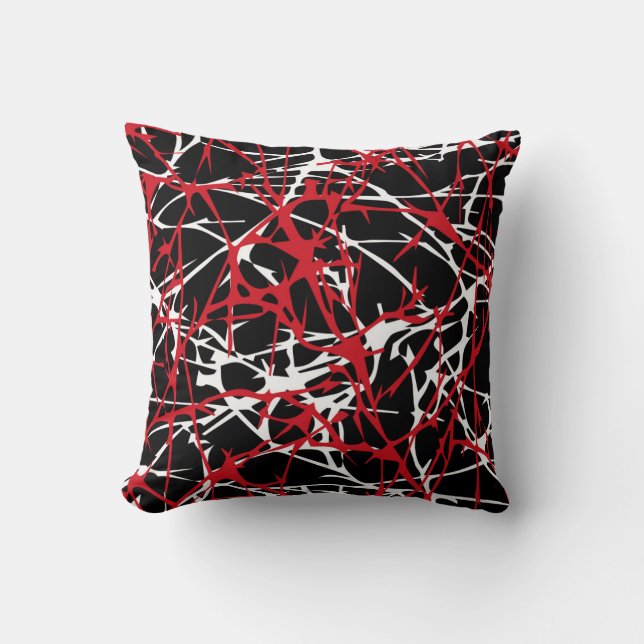 Piloot in moderne abstracte stijl kussen (Voorkant)