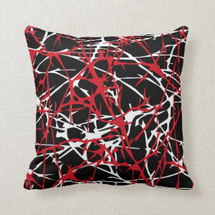 Piloot in moderne abstracte stijl kussen