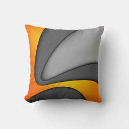 Piloot in moderne abstracte stijl kussen