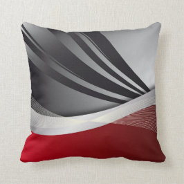 Piloot in moderne abstracte stijl kussen