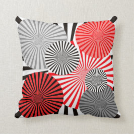 Piloot in moderne abstracte stijl kussen
