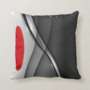 Piloot in moderne abstracte stijl kussen