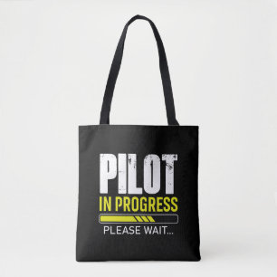 Piloot in Opleiding… Even Geduld Cadeau Idee voo Tote Bag