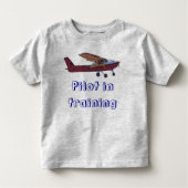 Piloot in opleiding kinder shirts (Voorkant)