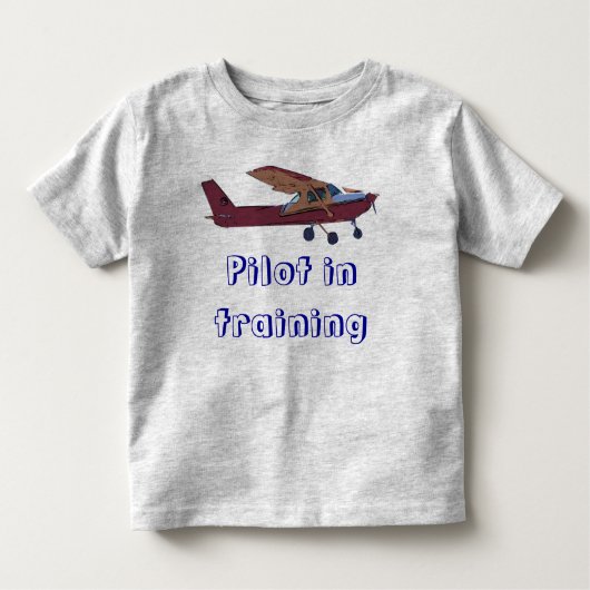 Piloot in opleiding kinder shirts (Voorkant)