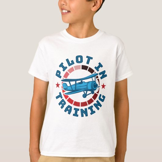 Piloot in opleiding t-shirt (Voorkant)