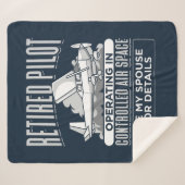 Piloot in ruste, werkend in de luchtruimte sherpa deken (Voorkant (horizontaal))